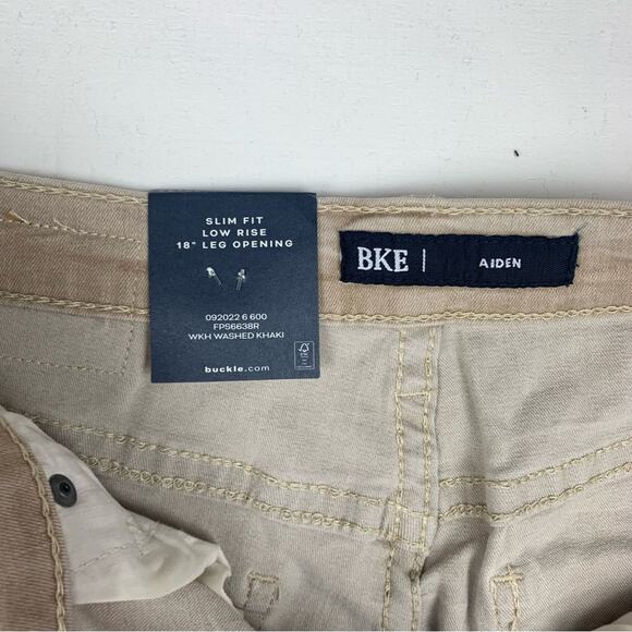 BKE Men's Slim Jeans in Tan - Picture 3 of 12